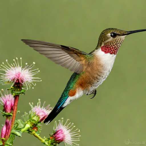 Calliope Hummingbird