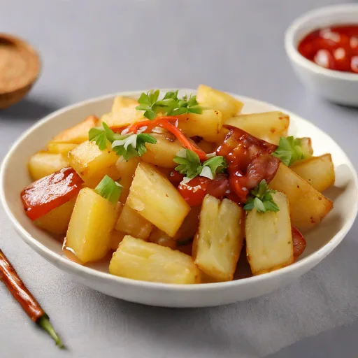 Chinese Stir-Fried Potato (Tudou Si)