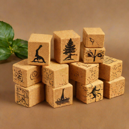 Cork Yoga Blocks - 7 Pack