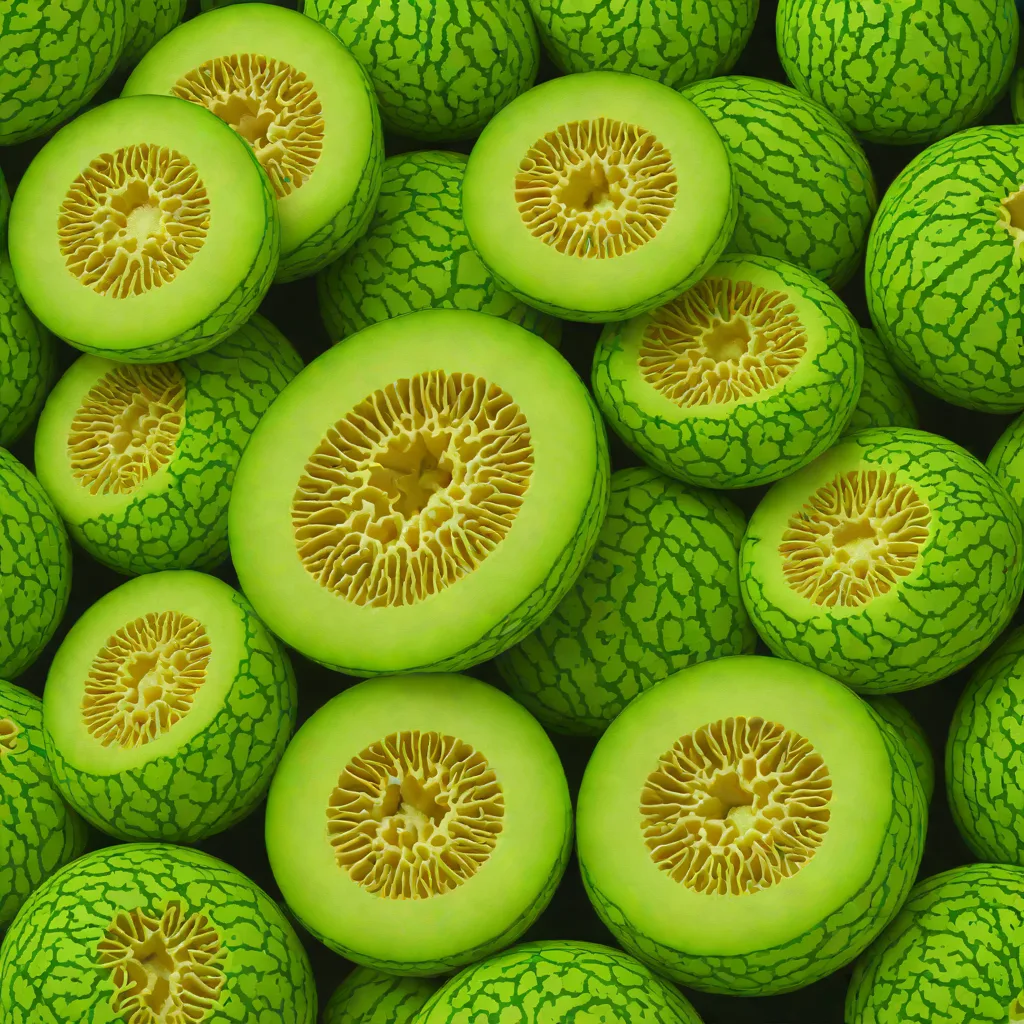 Cantaloup Brodé Vert