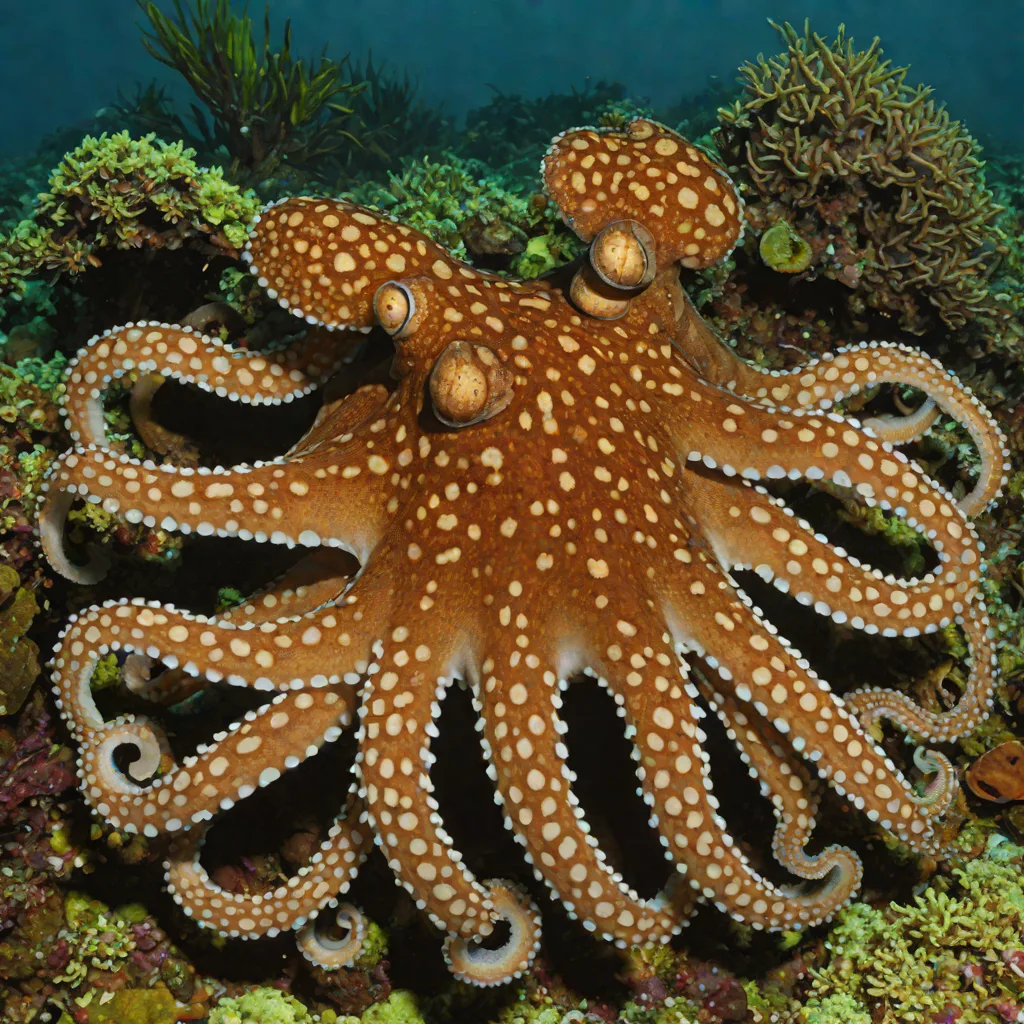 Coconut Octopus (Amphioctopus marginatus)