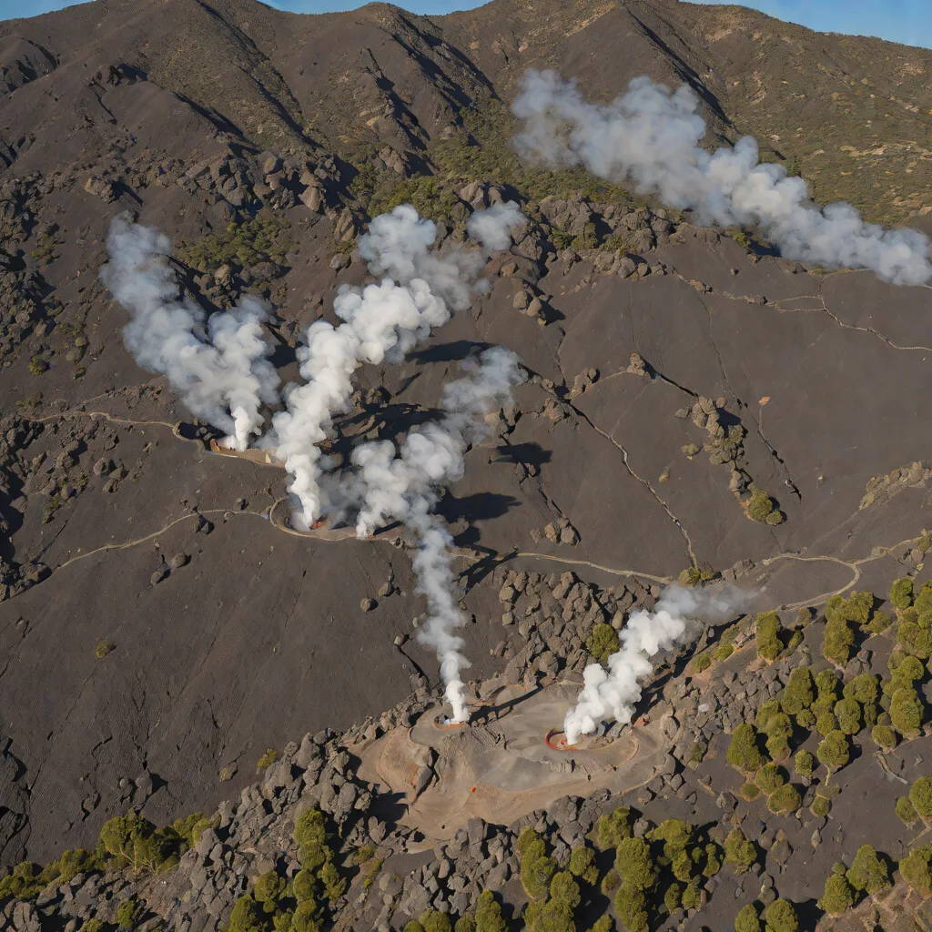 Cumbre Vieja fumaroles