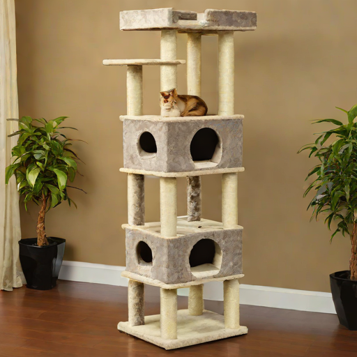 Cat Tree World Multi-Level Cat Condo