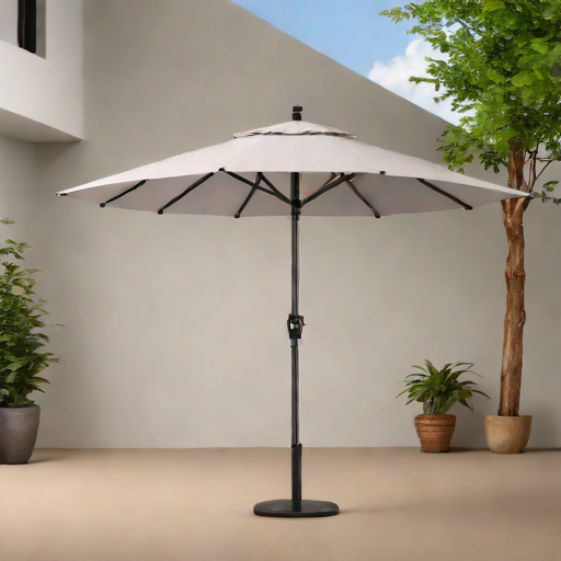 Crescent 9 Foot Patio Umbrella