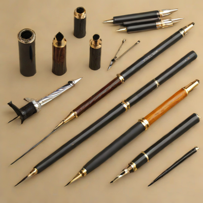 Dip Pen Set with Multiple Nibs