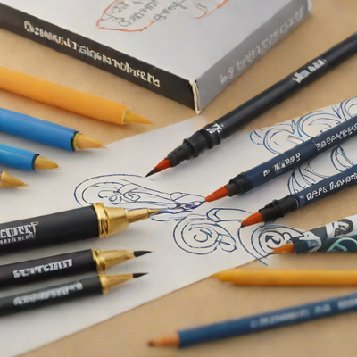 Derwent Ink Brush Pen Set