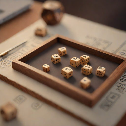 Dice Rolling Tray (Wood)