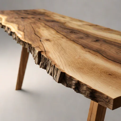 DIY Live Edge Slab Table