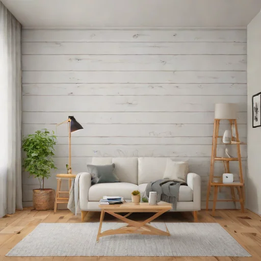 DIY Shiplap Accent Wall