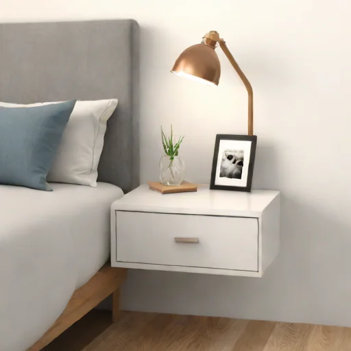 DIY Floating Nightstand