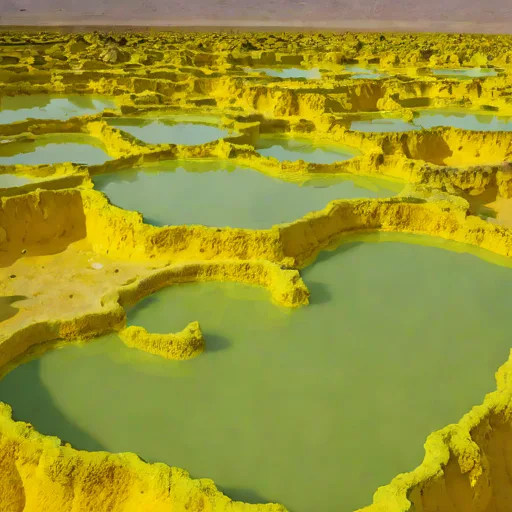 Dallol Hydrothermal Mudpots