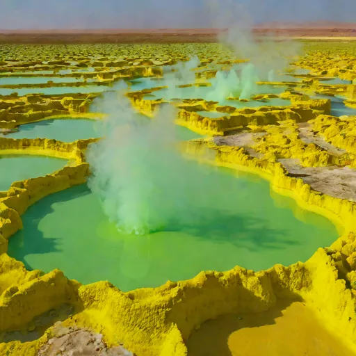 Dallol fumaroles