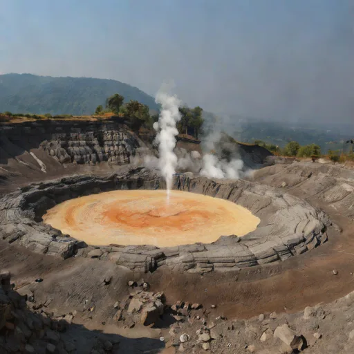 Dieng Sileri Crater