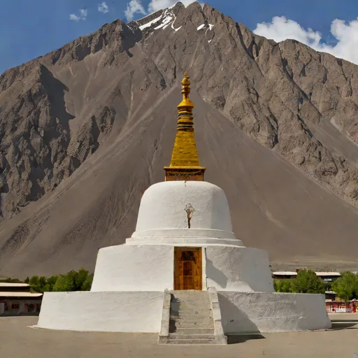 Diskit Monastery Stupa