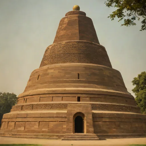 Dhamek Stupa Sarnath (full complex)