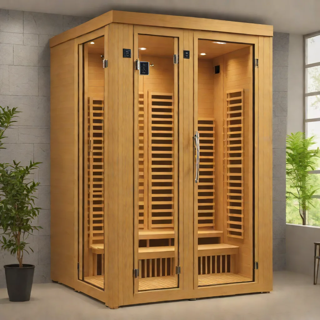 Dynamic Saunas Santiago Hemlock Low EMF FAR Infrared Sauna