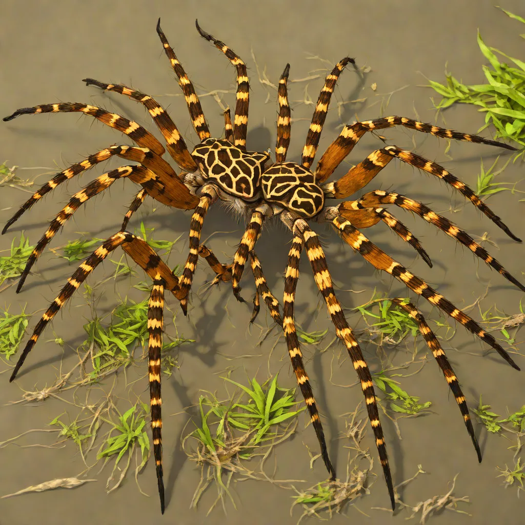 Dolomedes plantarius (Great Raft Spider)