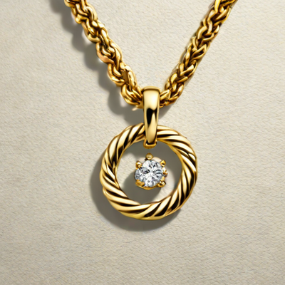 David Yurman Cable Collectible Diamond Pendant