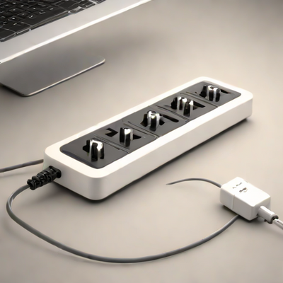 DeskNet Power Strip with Cable Management