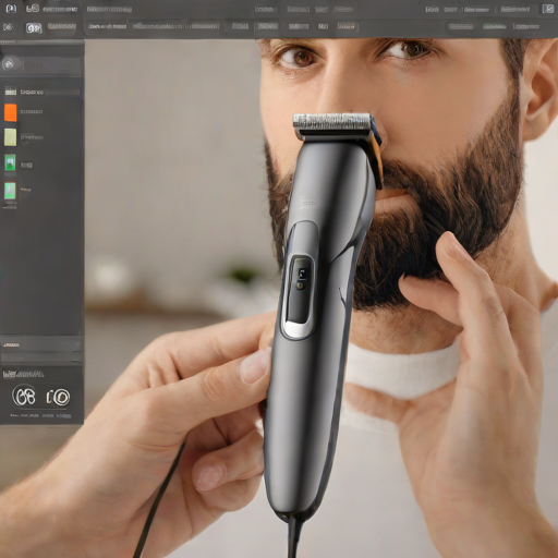 Electric Beard Trimmer Kit