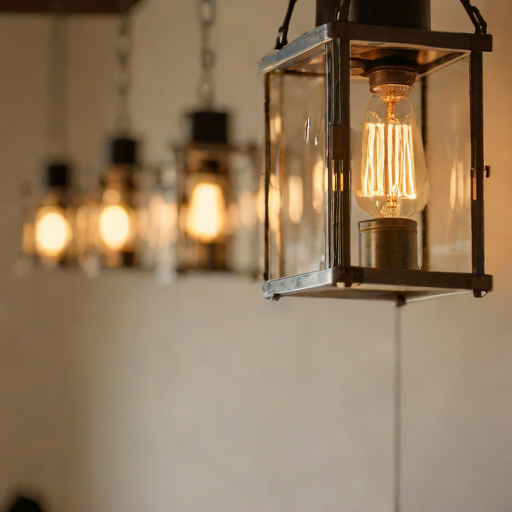 Edison Bulb Solar Lanterns (Set of 4)