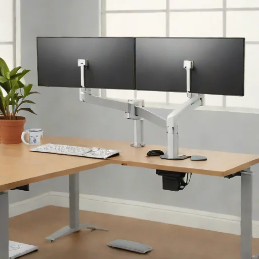 Ergotron WorkFit-A Dual-Monitor Desk Arm