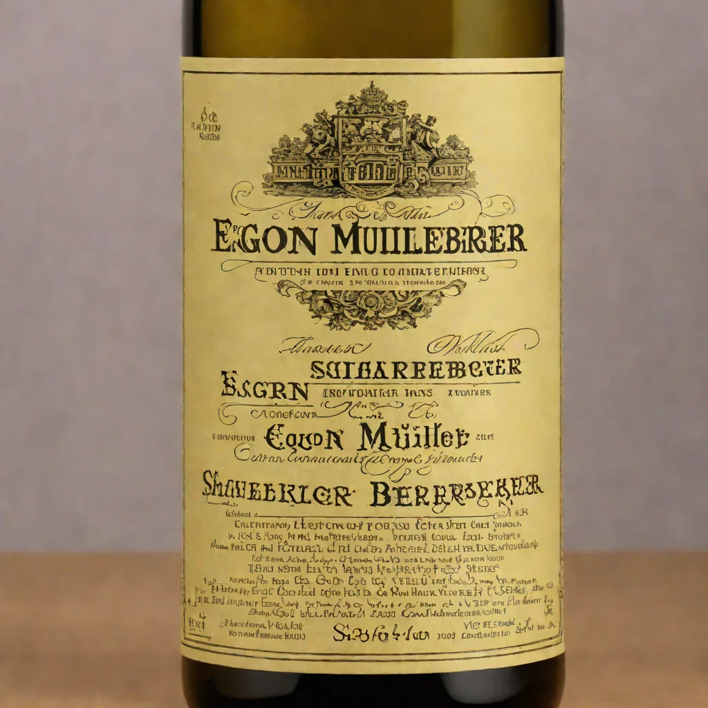 Egon Müller Scharzhofberger Trockenbeerenauslese