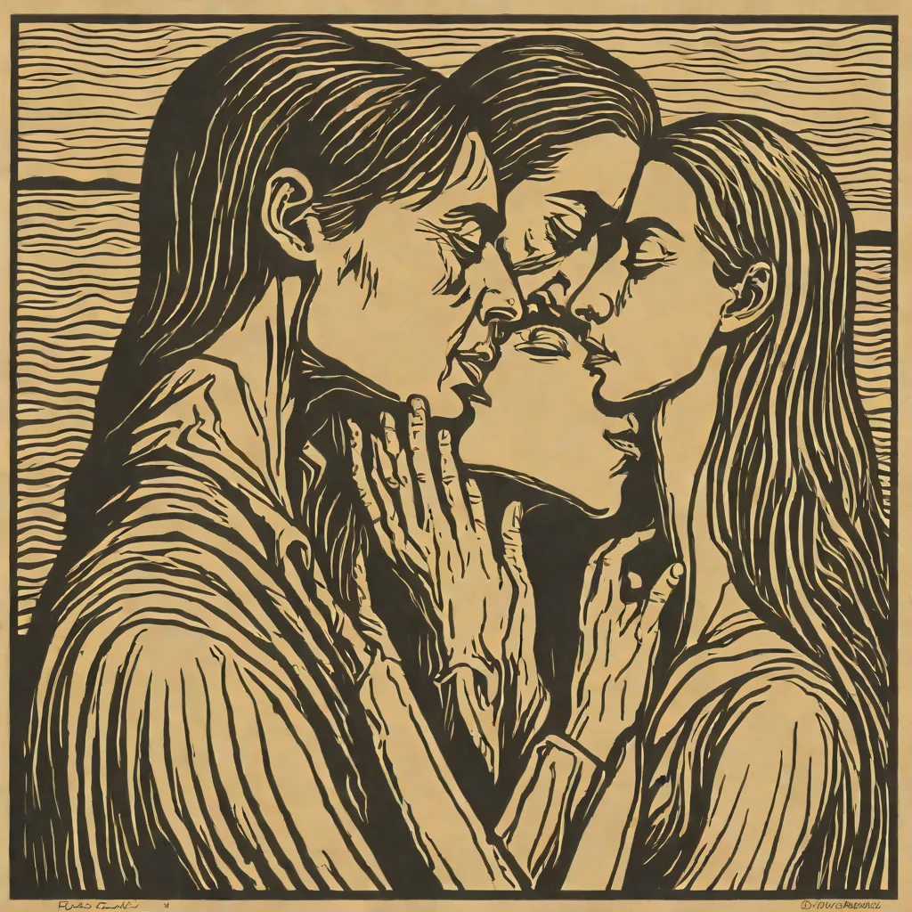 Edvard Munch, The Kiss IV