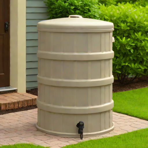 EnviroWorld Rain Barrel 275 Gallon