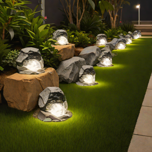 EverGlow Solar Rock Lights