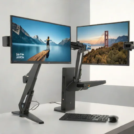 Fully Jarvis Dual Monitor Arm