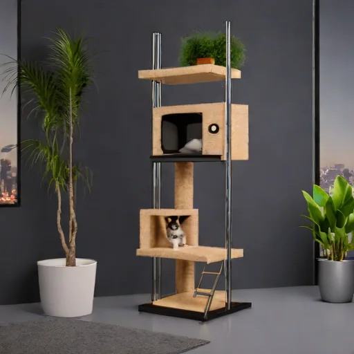 FEANDREA Cat Tree with Hammock