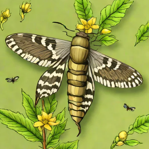 Five-spotted hawk-moth