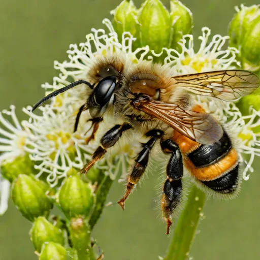 Fork-tailed Flower Bee (Anthophora furcata)