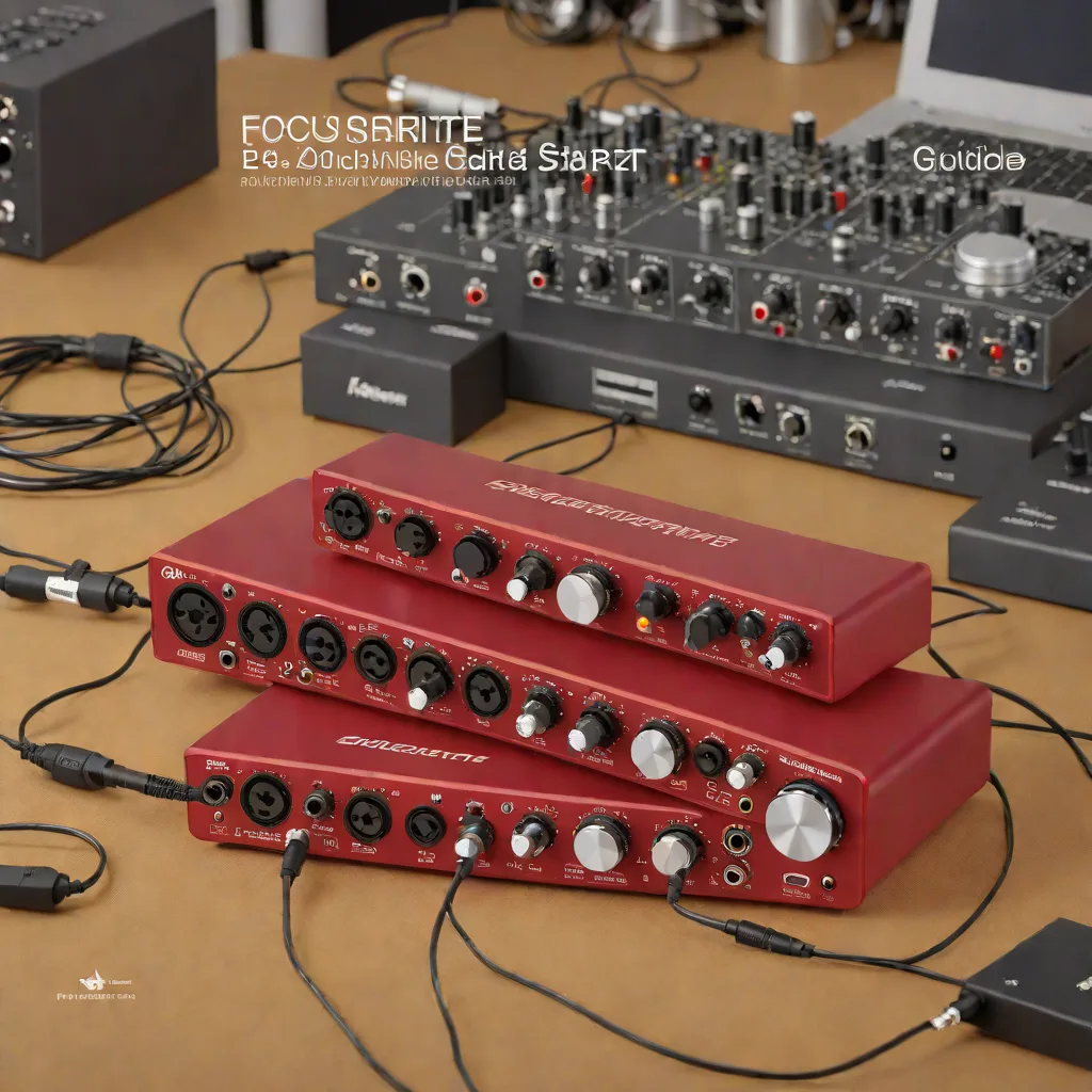 Focusrite Scarlett 2i2 4th Gen Quick Start Guide
