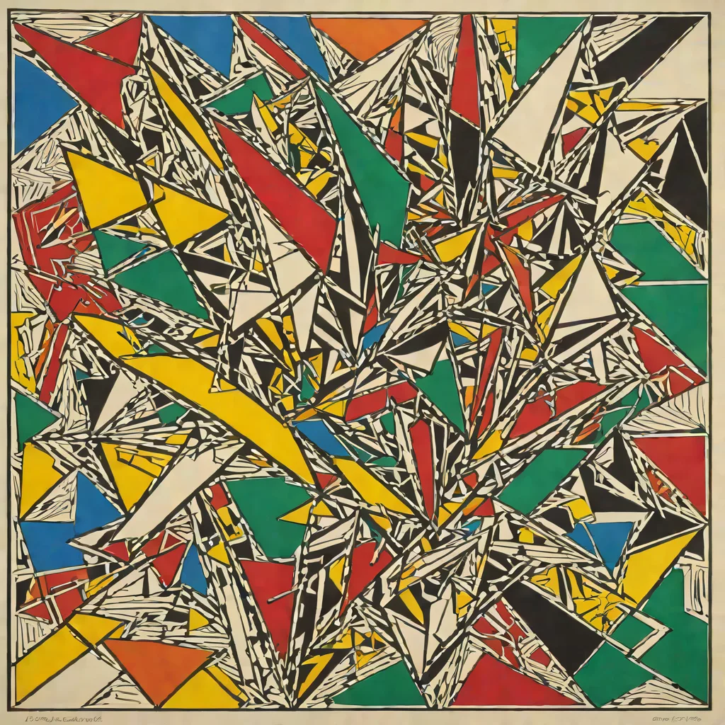 Frank Stella - Shards (1982)
