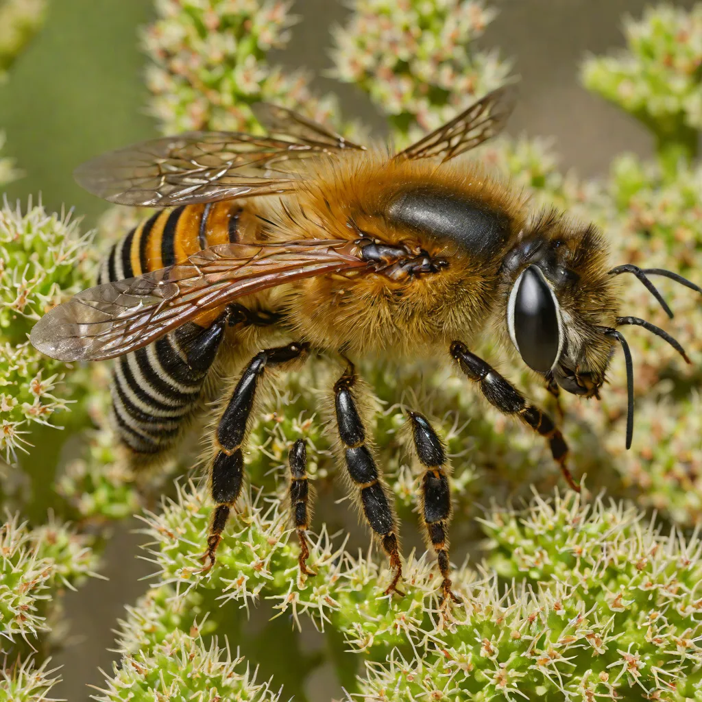 Furry Leafcutter Bee (Megachile perihirta)