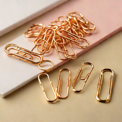 Fashion Jo's Paper Clips, Rose Gold