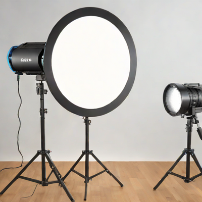 Godox SL-60W with Neewer Ring Light Softbox
