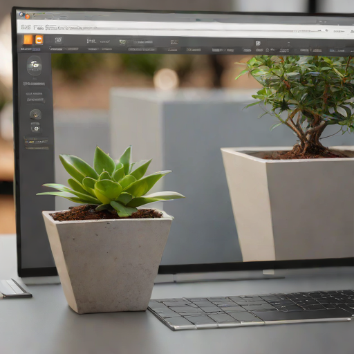 Glazed Concrete Planters