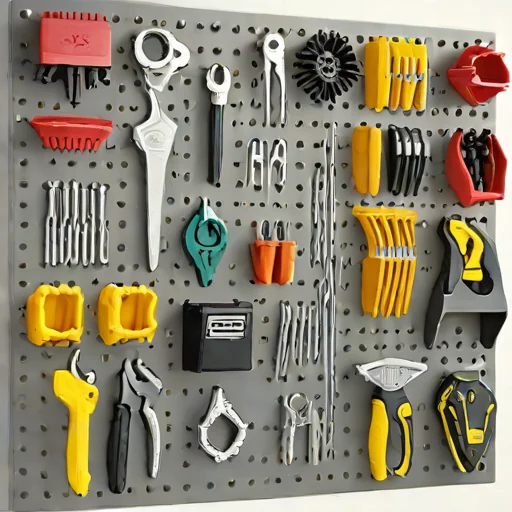 Grizzly Industrial 32-Piece Jaws Pegboard Accessory Set
