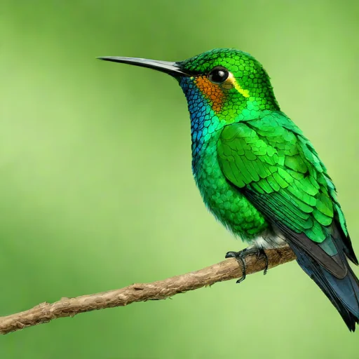 Glittering-throated Emerald