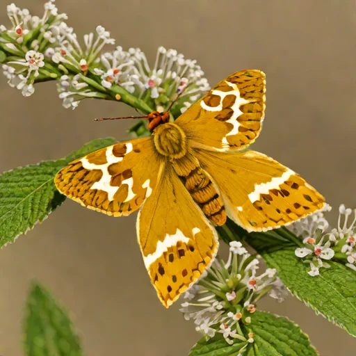 Gold spot moth