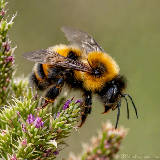 Giant Patagonian Bumblebee (Bombus dahlbomii)