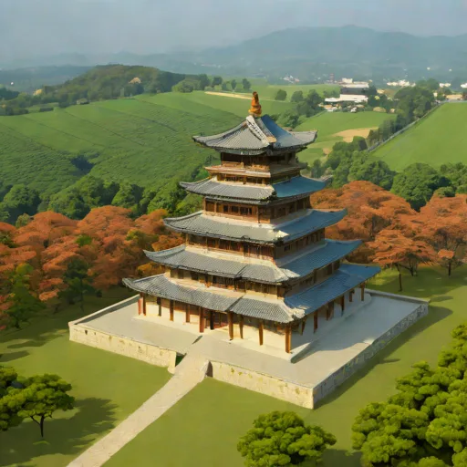 Gameunsa Site Three-Story Pagodas