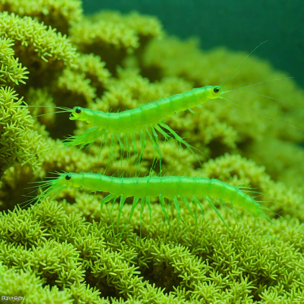 Green Lace Shrimp