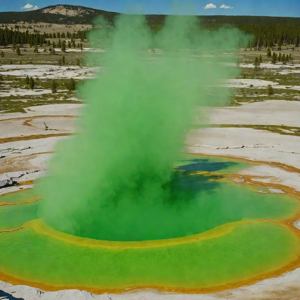 Green Bubbler Geyser