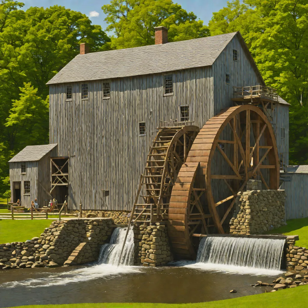 Grist Mill at Hancock Shaker Village