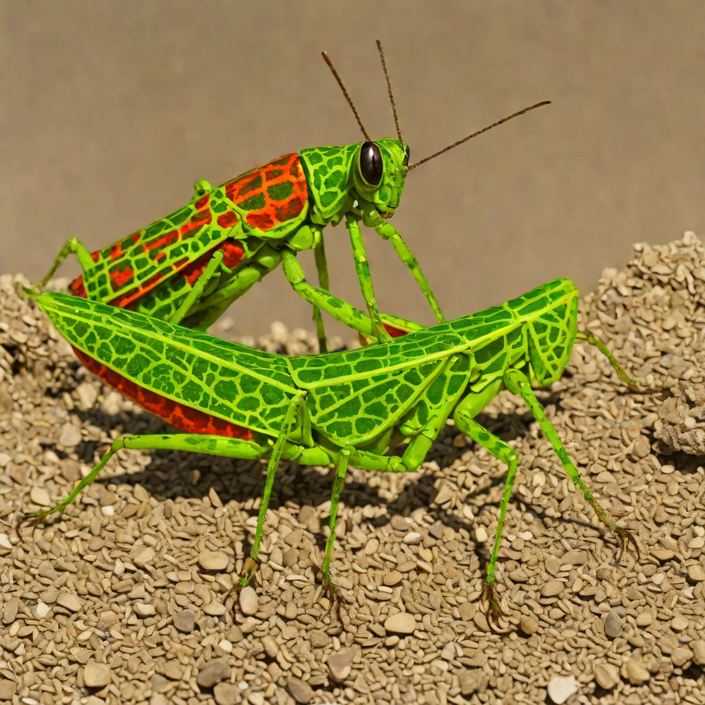 Gaudy Grasshopper (Poekilocerus pictus)
