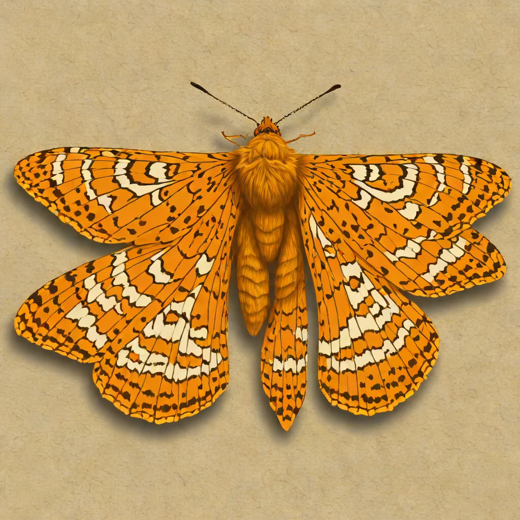 Gold triangle moth